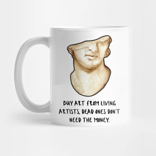 Buy art from living artists Mug